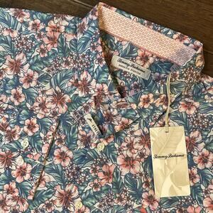 Tommy Bahama Men's XL Sarasota Stretch Rubia Gardens IslandZone® Shirt NEW